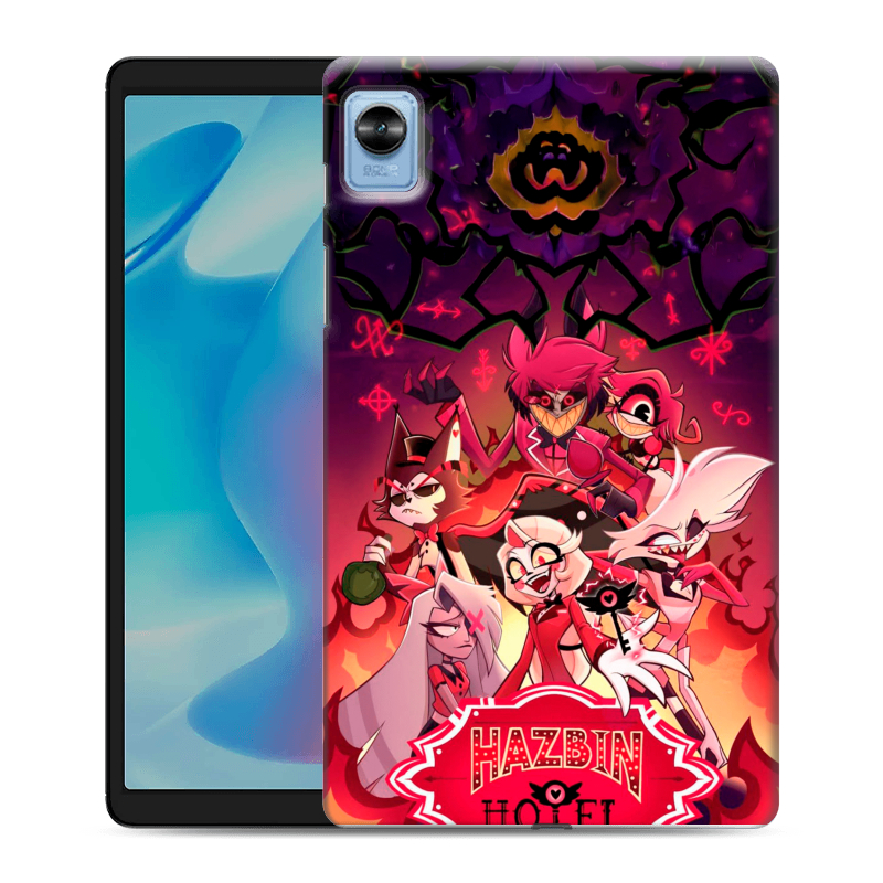 Силиконовый чехол на Realme Pad Mini с принтом Hazbin Hotel Отель Хазбин Силиконовый чехол на Realme Pad Mini с принтом Hazbin Hotel Отель Хазбин