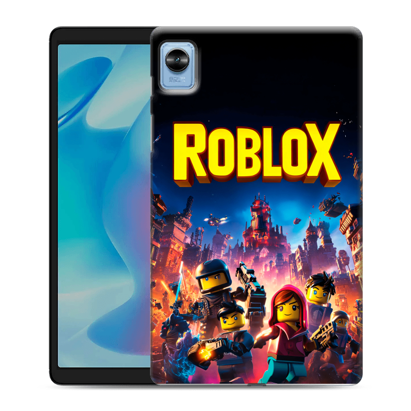 Силиконовый чехол на Realme Pad Mini с принтом Roblox Роблокс Силиконовый чехол на Realme Pad Mini с принтом Roblox Роблокс