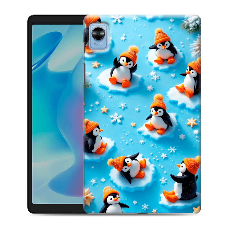 Силиконовый противоударный чехол на Realme Pad Mini с принтом Новый год Силиконовый противоударный чехол на Realme Pad Mini с принтом Новый год