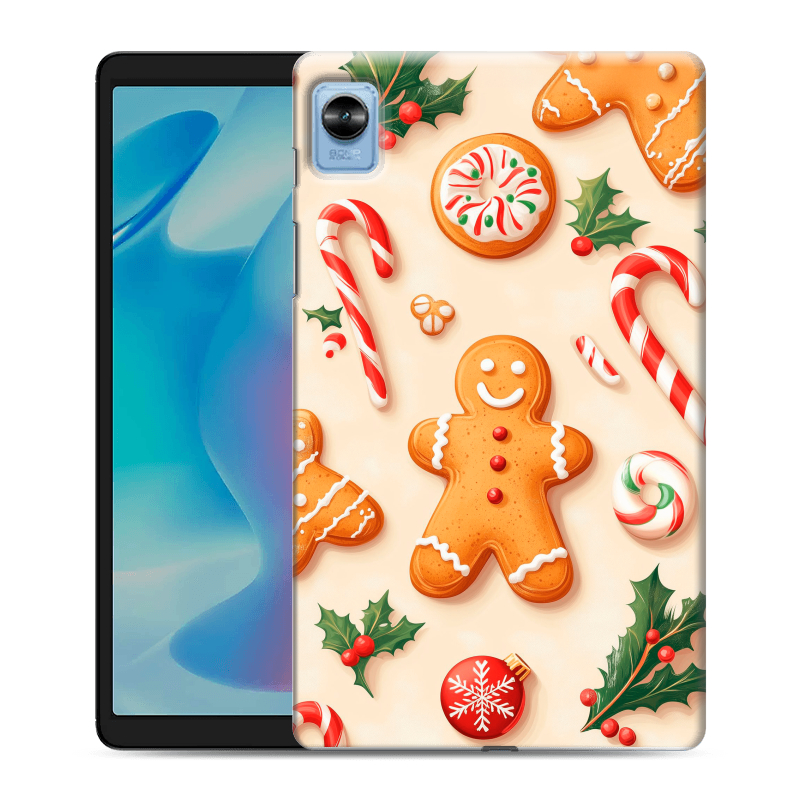 Силиконовый противоударный чехол на Realme Pad Mini с принтом Новый год Силиконовый противоударный чехол на Realme Pad Mini с принтом Новый год
