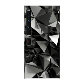 Пластиковый чехол на Huawei Mate Xs 2 с принтом Черные кристаллы