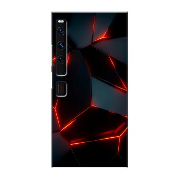 Пластиковый чехол на Huawei Mate Xs 2 с принтом Яркие абстракции