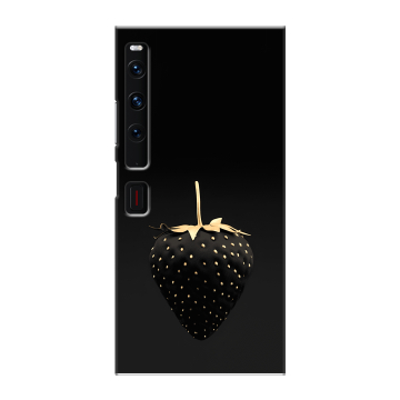 Пластиковый чехол на Huawei Mate Xs 2 с принтом Черная клубника