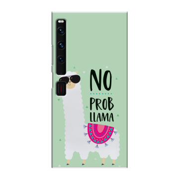Пластиковый чехол на Huawei Mate Xs 2 с принтом Лама