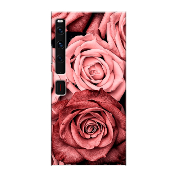 Пластиковый чехол на Huawei Mate Xs 2 с принтом Цветы розы