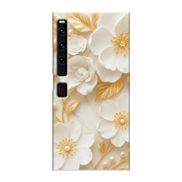 Пластиковый чехол на Huawei Mate Xs 2 с принтом Цветы