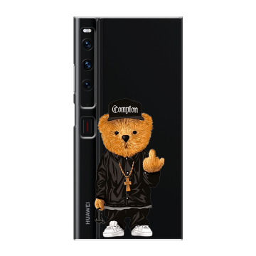 Пластиковый чехол на Huawei Mate Xs 2 с принтом Мишка