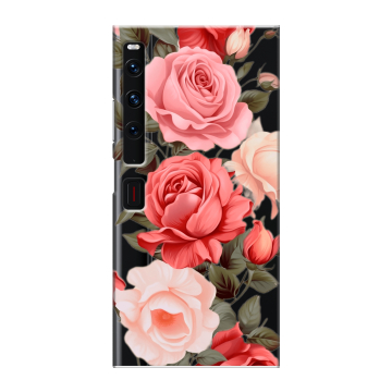 Пластиковый чехол на Huawei Mate Xs 2 с принтом Розы