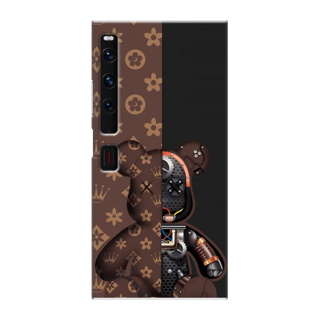 Пластиковый чехол на Huawei Mate Xs 2 с принтом Луи робот