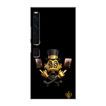 Пластиковый чехол на Huawei Mate Xs 2 с принтом Золотой скрудж макдак