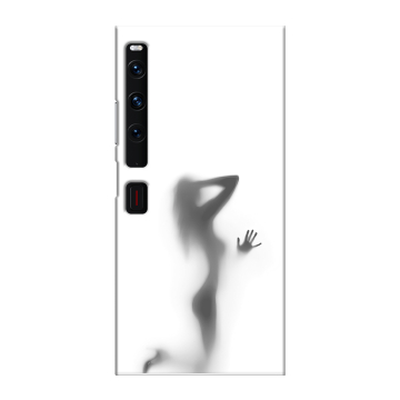 Пластиковый чехол на Huawei Mate Xs 2 с принтом Силуэт