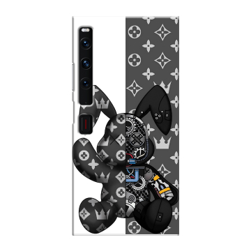 Пластиковый чехол на Huawei Mate Xs 2 с принтом Луи робот
