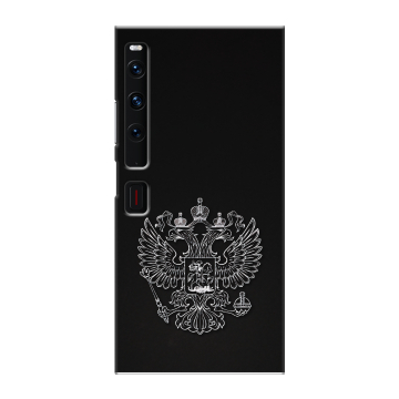 Пластиковый чехол на Huawei Mate Xs 2 с принтом Герб России