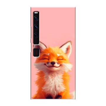 Пластиковый чехол на Huawei Mate Xs 2 с принтом милая лиса