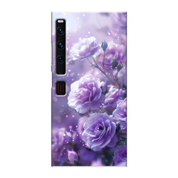 Пластиковый чехол на Huawei Mate Xs 2 с принтом Розы цветы