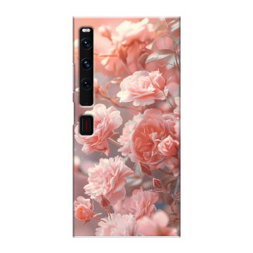Пластиковый чехол на Huawei Mate Xs 2 с принтом Розовые розы