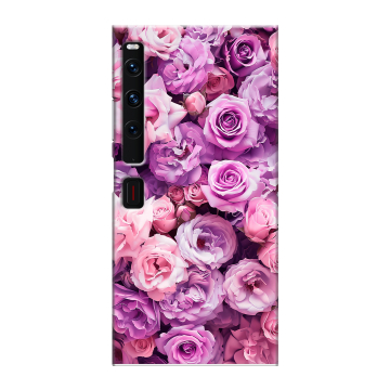 Пластиковый чехол на Huawei Mate Xs 2 с принтом лавандовые розы