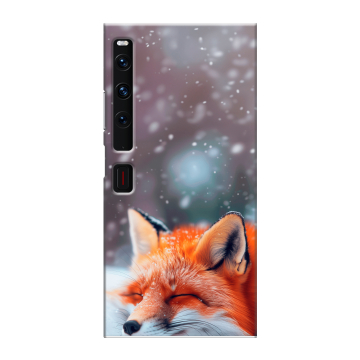 Пластиковый чехол на Huawei Mate Xs 2 с принтом лиса