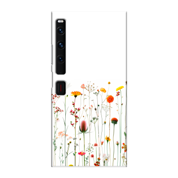 Пластиковый чехол на Huawei Mate Xs 2 с принтом цветы