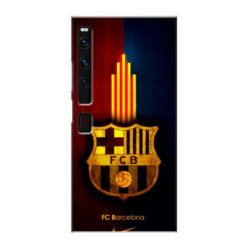 Пластиковый чехол на Huawei Mate Xs 2 с принтом Барселона Barcelona