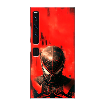 Пластиковый чехол на Huawei Mate Xs 2 с принтом человек паук spiderman
