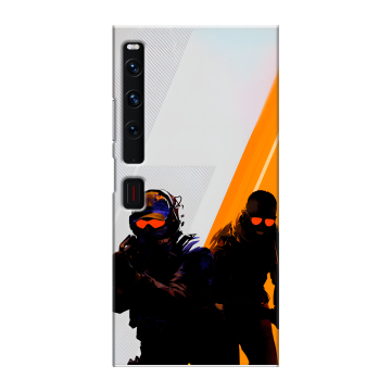 Пластиковый чехол на Huawei Mate Xs 2 с принтом Контер страйк Counter strike