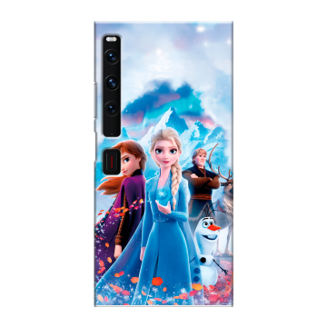 Пластиковый чехол на Huawei Mate Xs 2 с принтом Холодное сердце Frozen