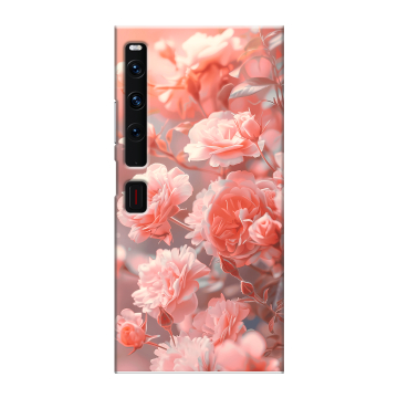 Пластиковый чехол на Huawei Mate Xs 2 с принтом Розы цветы