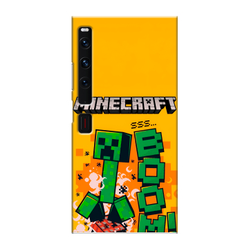 Пластиковый чехол на Huawei Mate Xs 2 с принтом Майнкрафт Minecraft