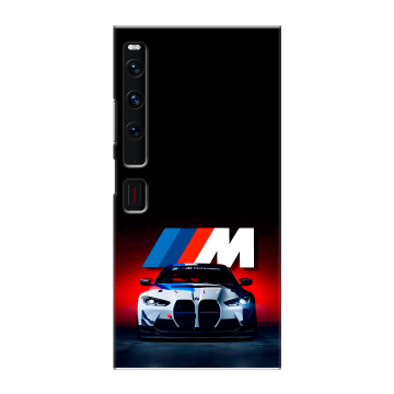 Пластиковый чехол на Huawei Mate Xs 2 с принтом БМВ BMW
