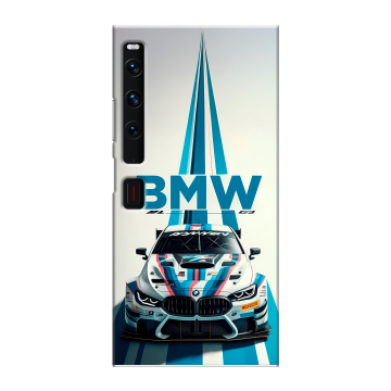 Пластиковый чехол на Huawei Mate Xs 2 с принтом БМВ BMW