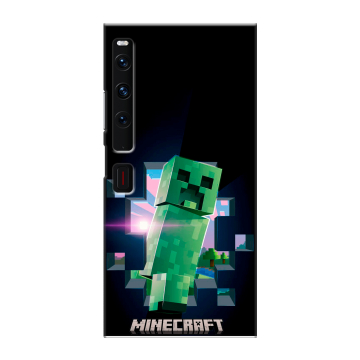 Пластиковый чехол на Huawei Mate Xs 2 с принтом Майнкрафт Minecraft