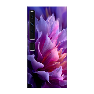 Пластиковый чехол на Huawei Mate Xs 2 с принтом женский цветы