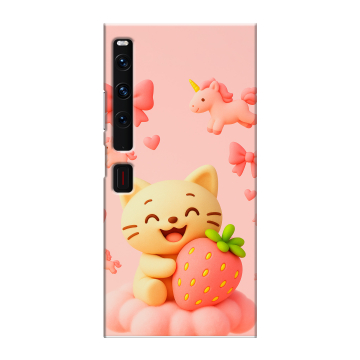 Пластиковый чехол на Huawei Mate Xs 2 с принтом для девочек