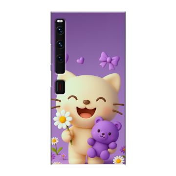 Пластиковый чехол на Huawei Mate Xs 2 с принтом для девочек