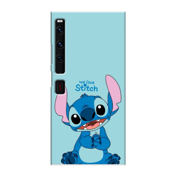 Пластиковый чехол на Huawei Mate Xs 2 с принтом Лило и Стич