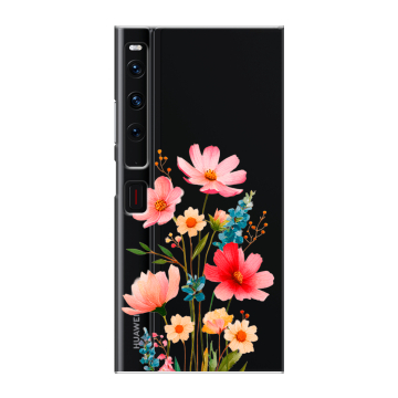 Пластиковый чехол на Huawei Mate Xs 2 с принтом Цветы