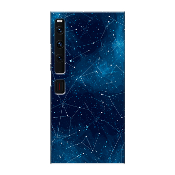 Пластиковый чехол на Huawei Mate Xs 2 с принтом Космос звезды