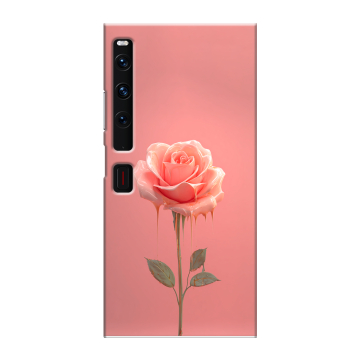 Пластиковый чехол на Huawei Mate Xs 2 с принтом Розовая роза