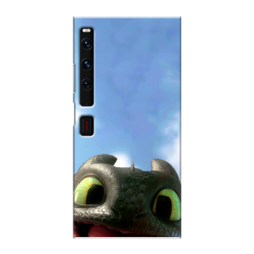 Пластиковый чехол на Huawei Mate Xs 2 с принтом Как приручить дракона