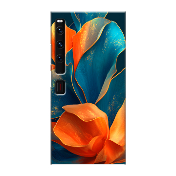Пластиковый чехол на Huawei Mate Xs 2 с принтом Цветы