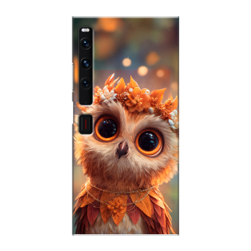 Пластиковый чехол на Huawei Mate Xs 2 с принтом Милая сова