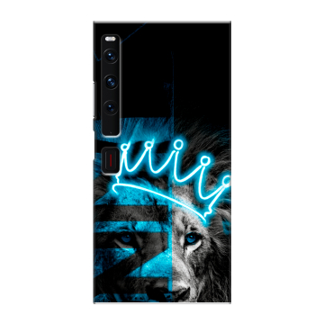 Пластиковый чехол на Huawei Mate Xs 2 с принтом Король лев