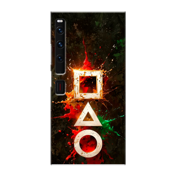 Пластиковый чехол на Huawei Mate Xs 2 с принтом Squid Game Игра кальмара