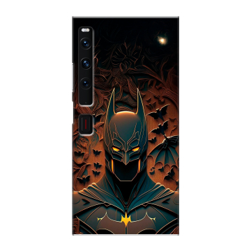 Пластиковый чехол на Huawei Mate Xs 2 с принтом Batman Бэтмен