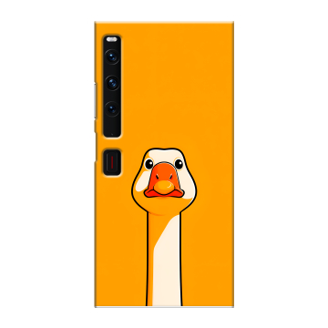 Пластиковый чехол на Huawei Mate Xs 2 с принтом Смешная утка