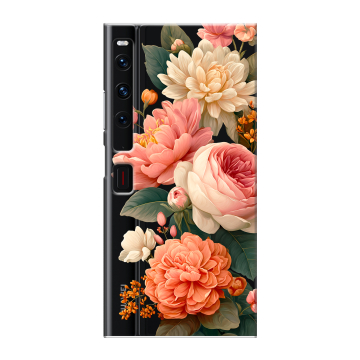 Пластиковый чехол на Huawei Mate Xs 2 с принтом цветы