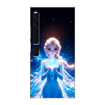 Пластиковый чехол на Huawei Mate Xs 2 с принтом Холодное сердце Frozen