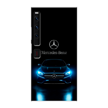 Пластиковый чехол на Huawei Mate Xs 2 с принтом Mercedes Мерседес