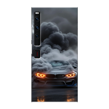 Пластиковый чехол на Huawei Mate Xs 2 с принтом BMW БМВ